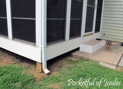 Dog proofing porch - 10