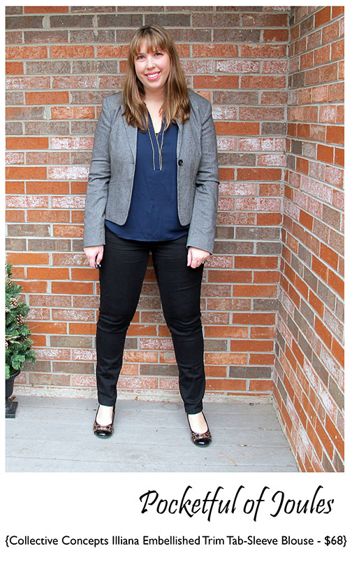 Stitch Fix Review - Collective Concepts Illiana Embellished Bouse 2 - Pocketful of Joules