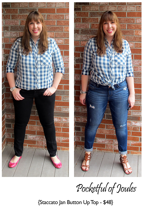 Stitch Fix Staccato Jan Button Up Top - Joules