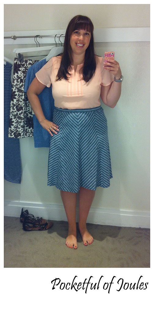 Trying on Talbots - outfit 1