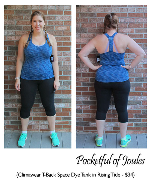 Wantable Fitness Edit August - Climawear Tank Blue - Pocketful of Joules