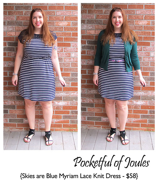 Stitch Fix Review - Skies are Blue Myriam Lace Knit Dress - Pocketful of Joules
