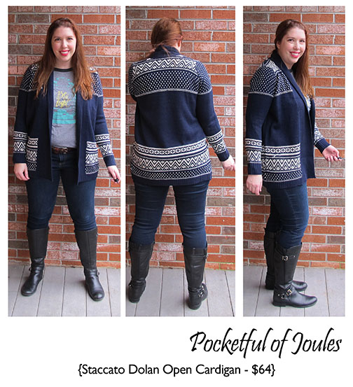 Stitch Fix Review - Staccato Dolan Open Cardigan - Pocketful of Joules