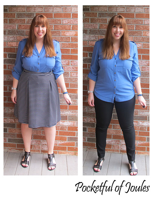 Stitch Fix Review - 41 Hawthorn Tameron Button Down Blouse - Pocketful of Joules