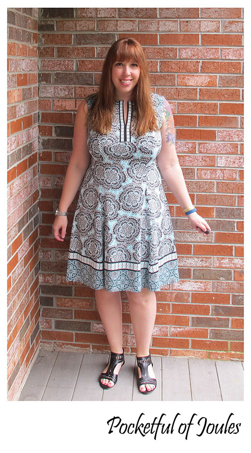 Stitch Fix Review - Maggy London Scarlet Scuba Dress - Pocketful of Joules