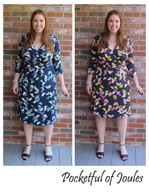 wrap dress - both sizes and colors