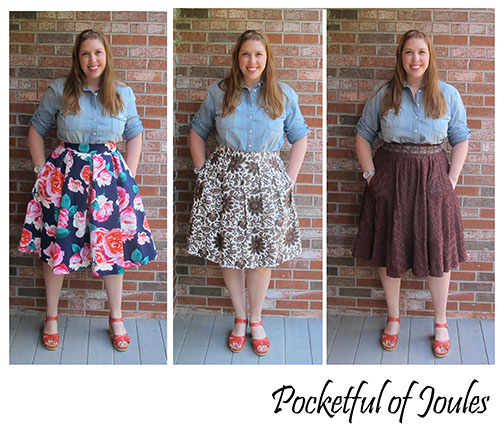 J crew top with three skirts - Pocketful of Joules